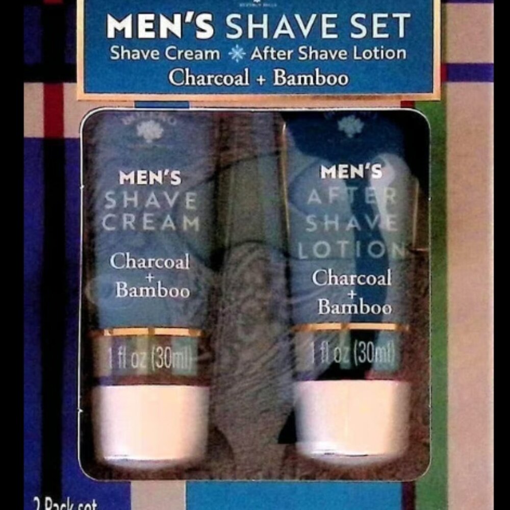 4+ pack Bolero Men's Shave Set Shave Cream & After Shave Lotion Gift Father +Bag